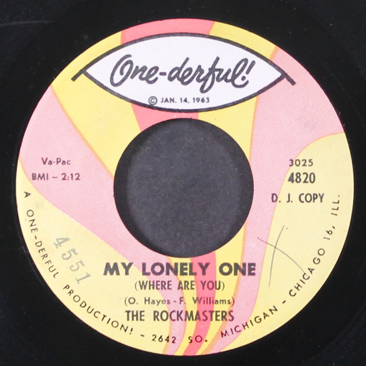 my lonely one / a wonderful thing by ROCKMASTERS