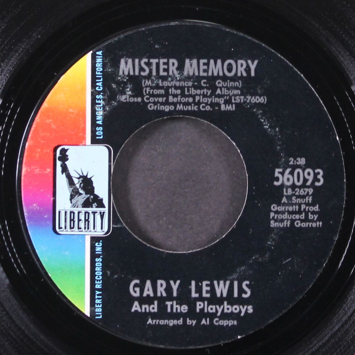 rhythm of the rain / mister memory by GARY LEWIS & PLAYBOYS