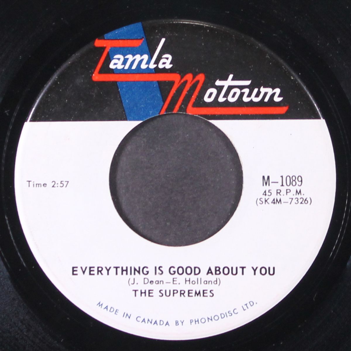my world is empty without you / everything is good about you by SUPREMES