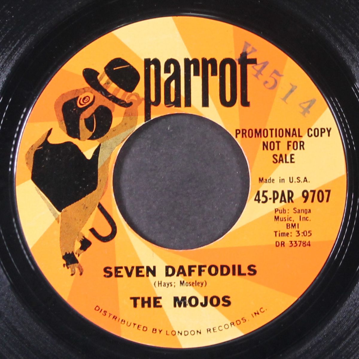 seven daffodils / nothin at all by MOJO'S