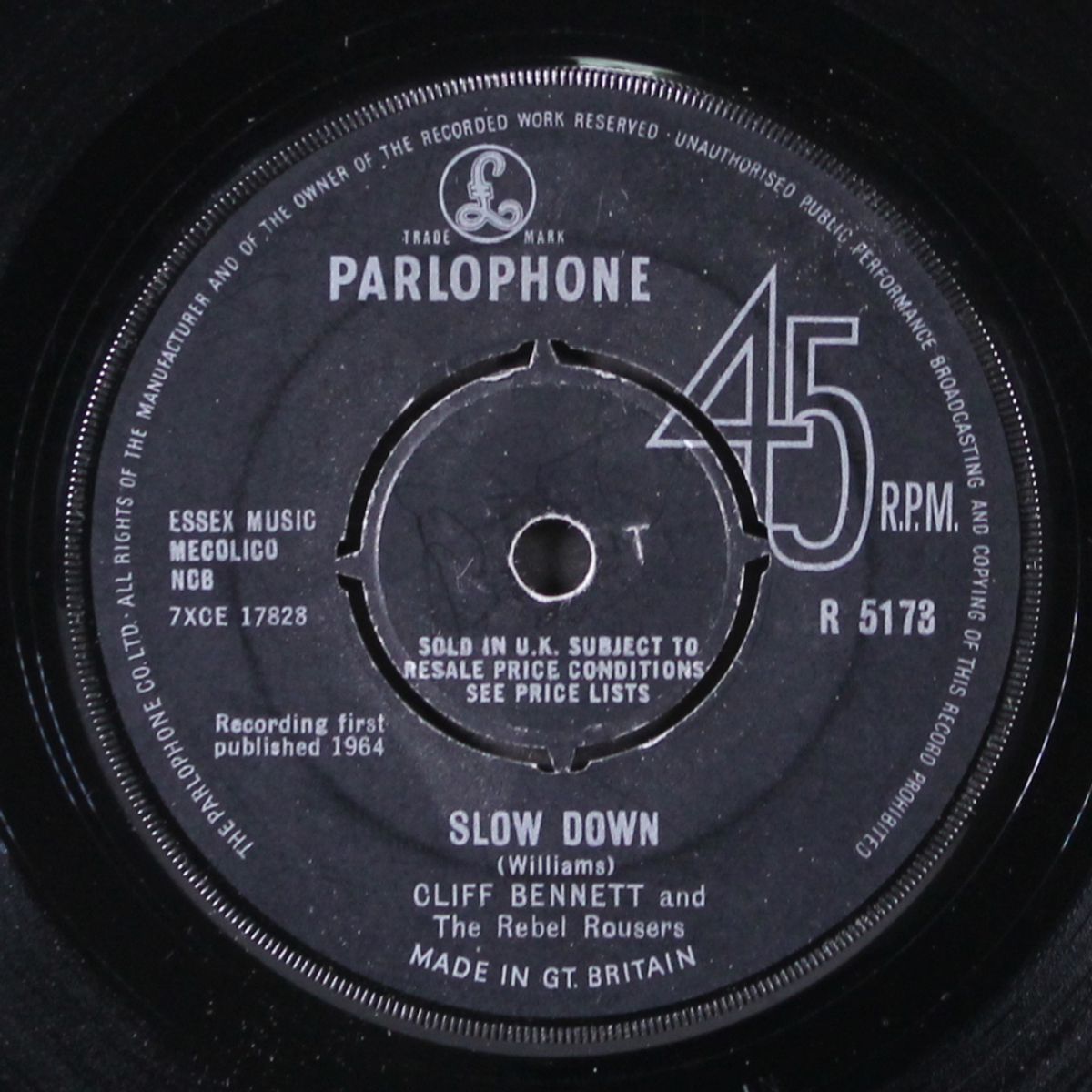 slow down by CLIFF BENNETT & REBEL ROUSERS
