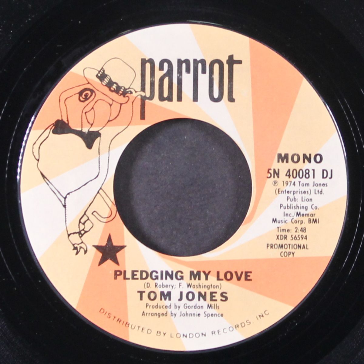 pledging my love / mono by TOM JONES