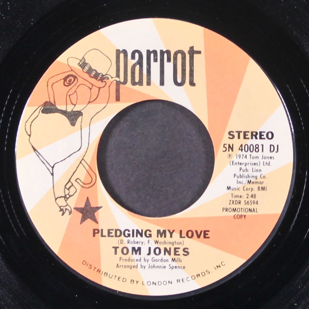 pledging my love / mono by TOM JONES