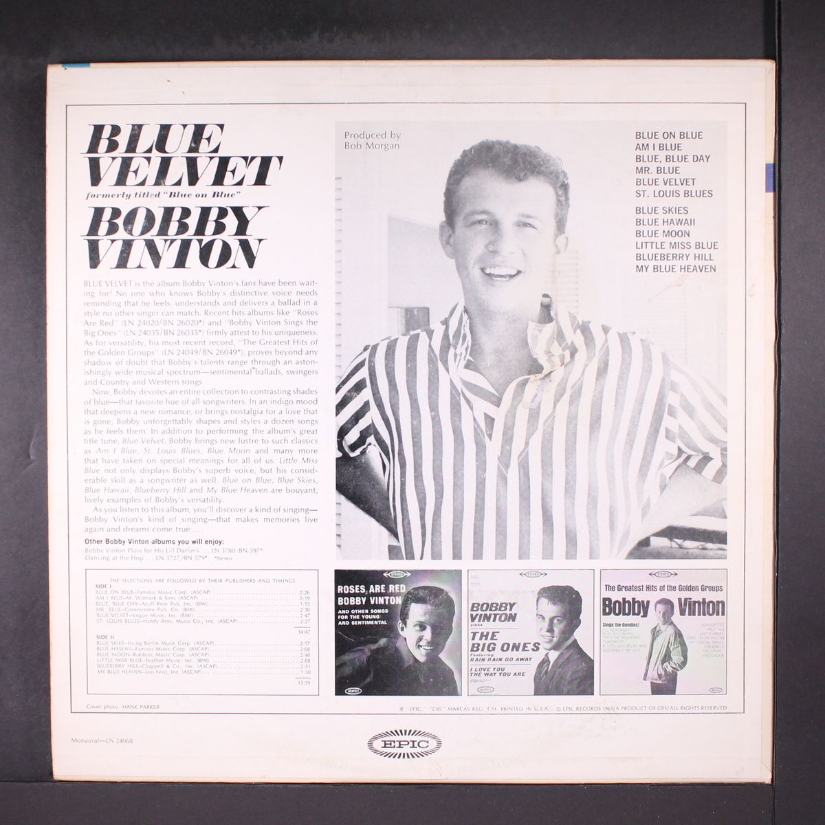 blue on blue by BOBBY VINTON