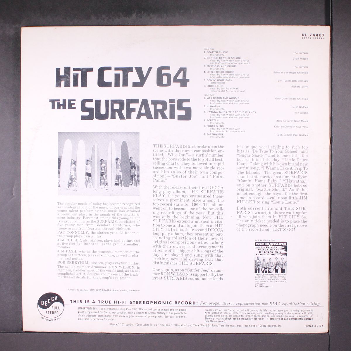 hit city '64 by SURFARIS
