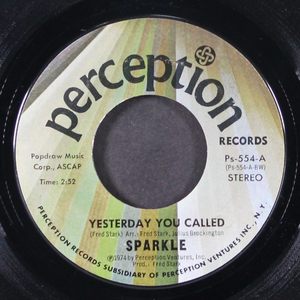 yesterday you called / ain't never been there with you by SPARKLE