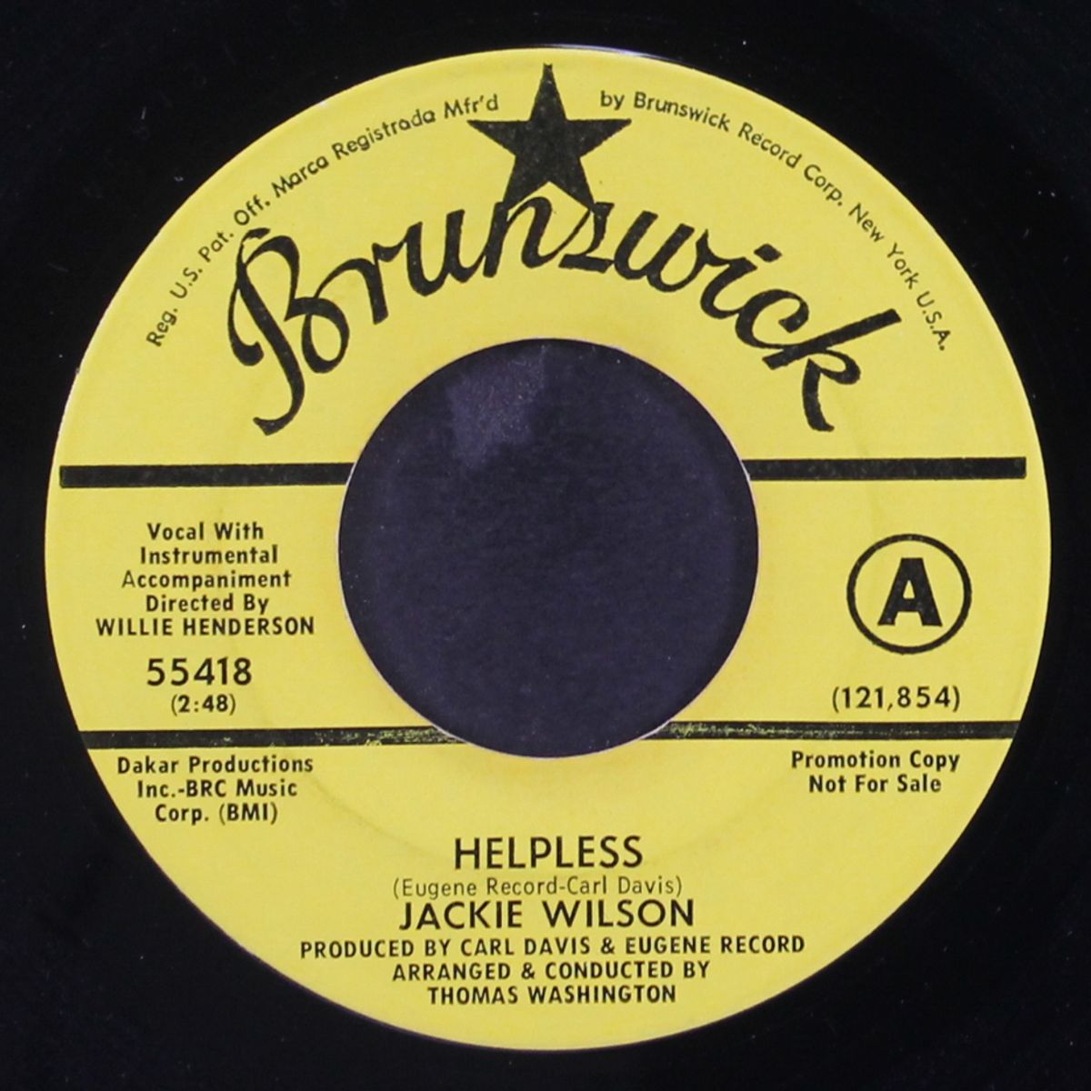 helpless / do it the right way by JACKIE WILSON