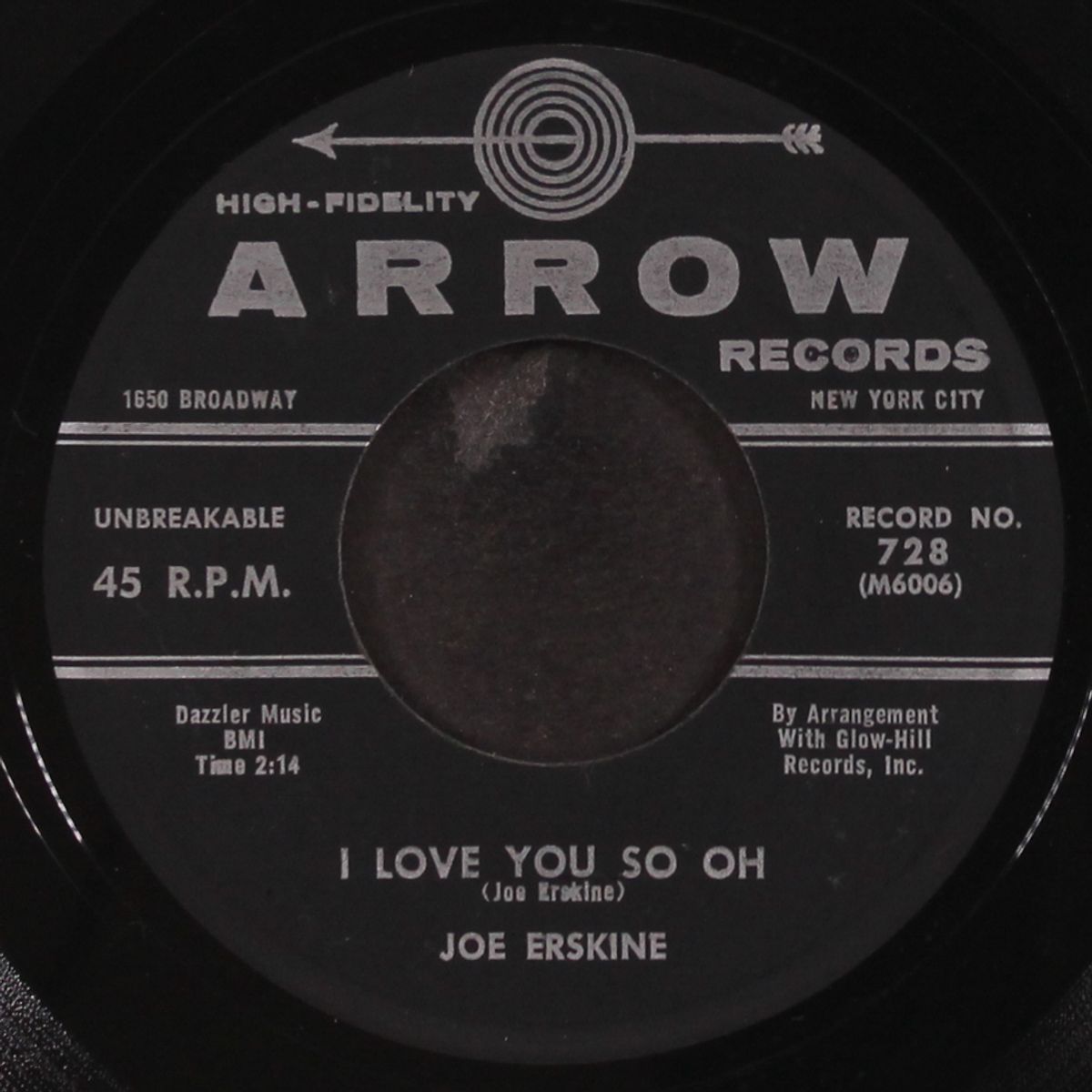 what's happening baby / i love you so oh by JOE ERSKINE