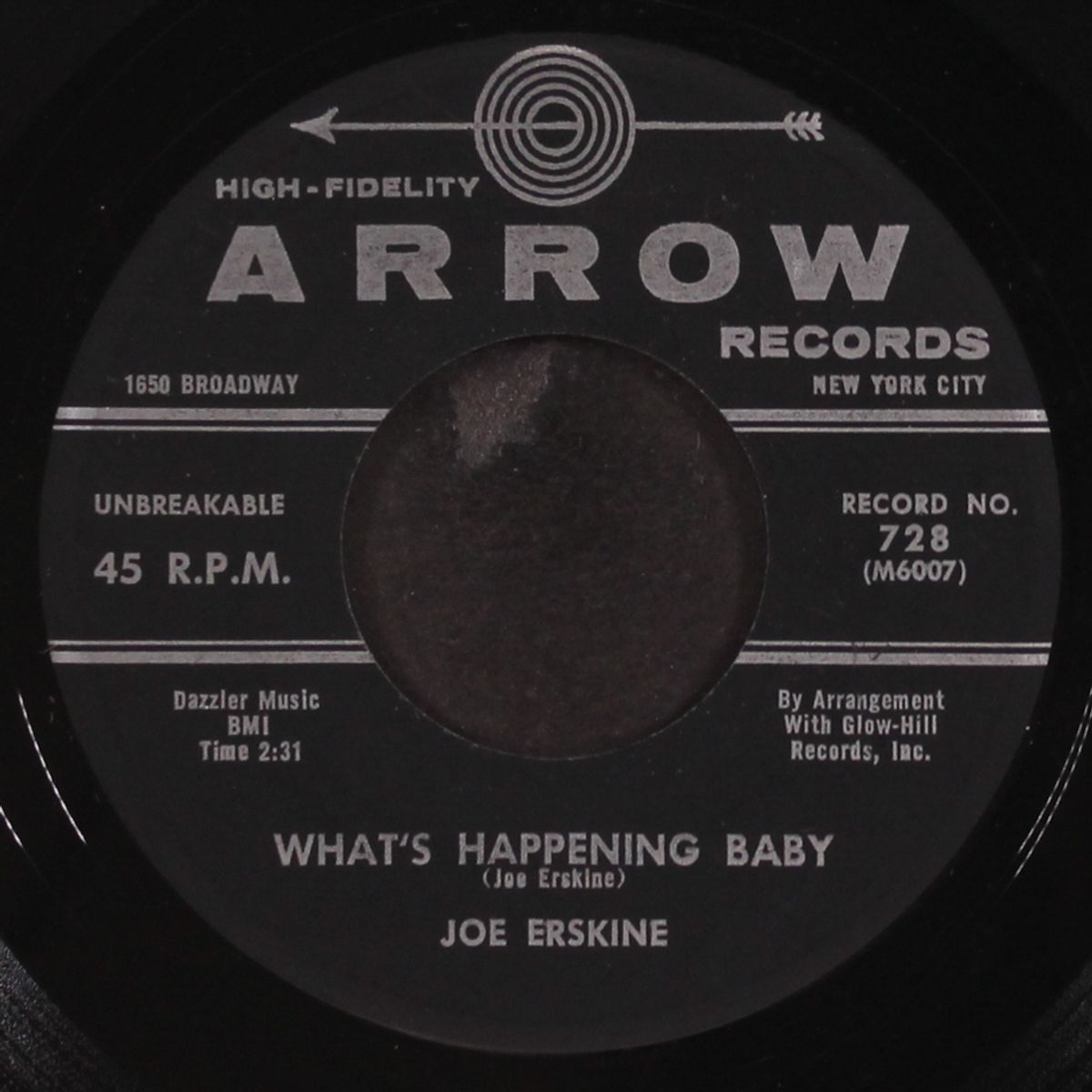 what's happening baby / i love you so oh by JOE ERSKINE