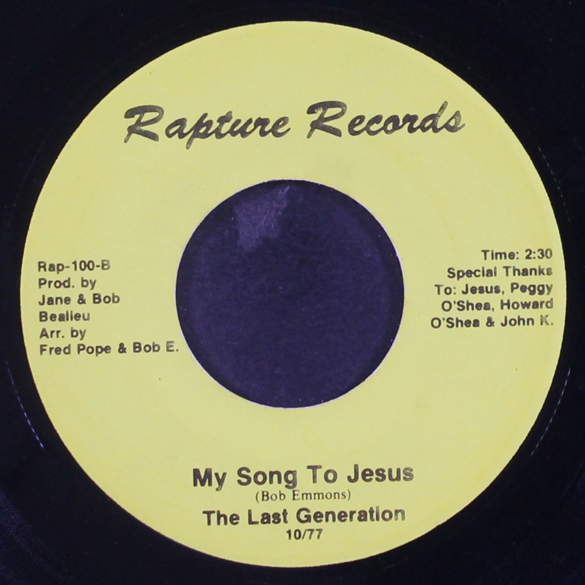 oh jesus / my song to jesus by LAST GENERATION