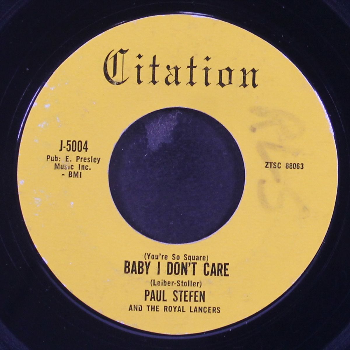 baby i don't care / angel in my eyes by PAUL STEFEN & ROYAL LANCERS