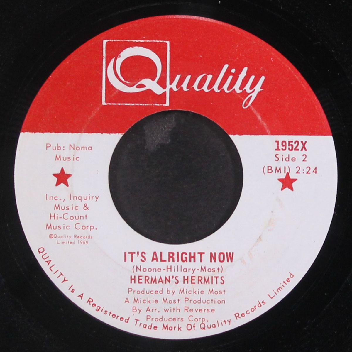 here comes the star / it's alright now by HERMAN'S HERMITS