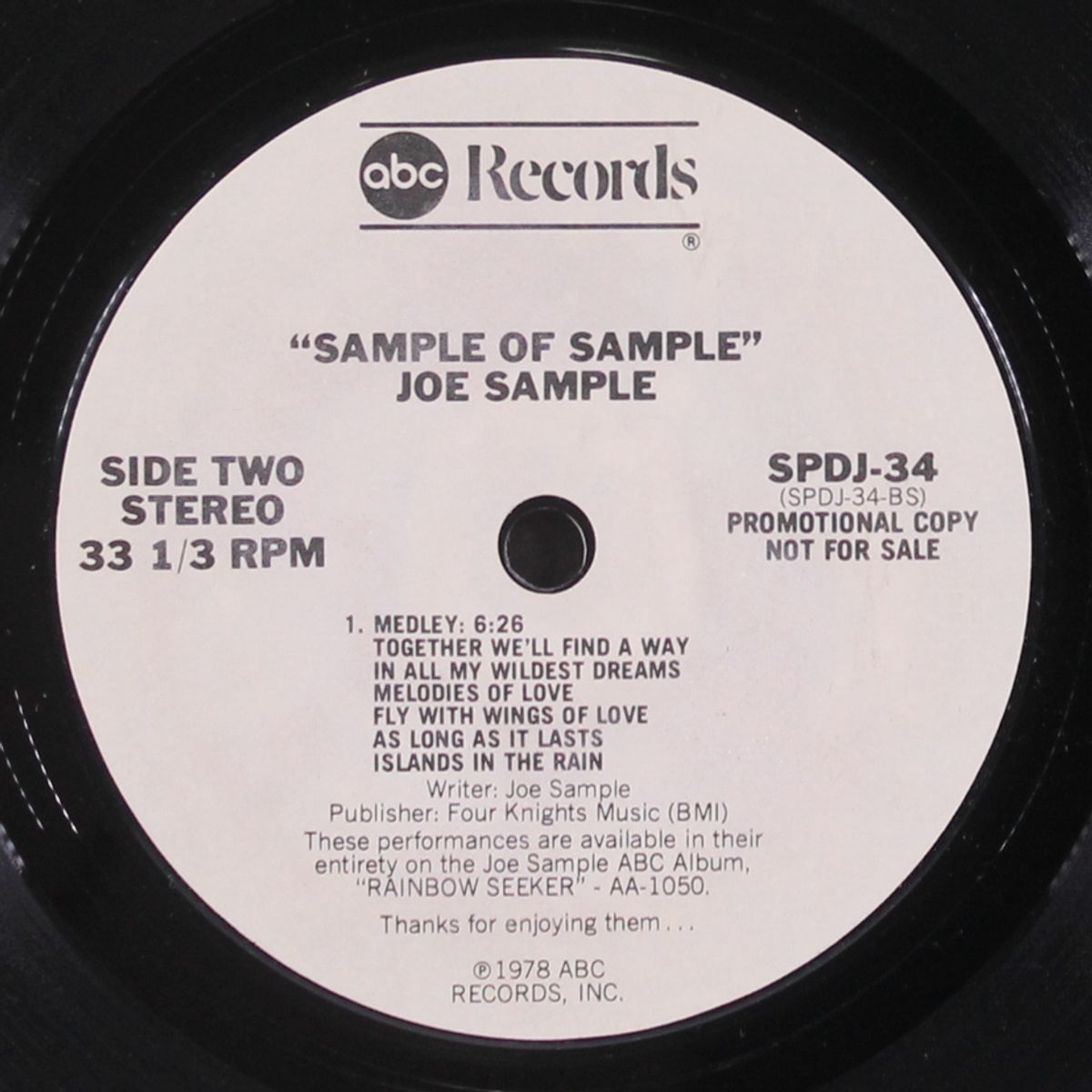sample of sample by JOE SAMPLE