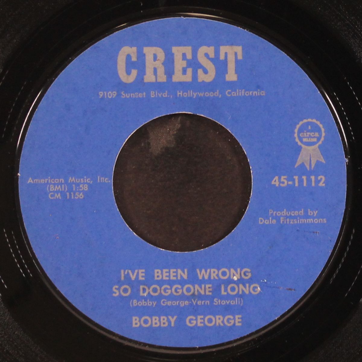bring back the good ol' days / i've been wrong so doggone long by BOBBY GEORGE