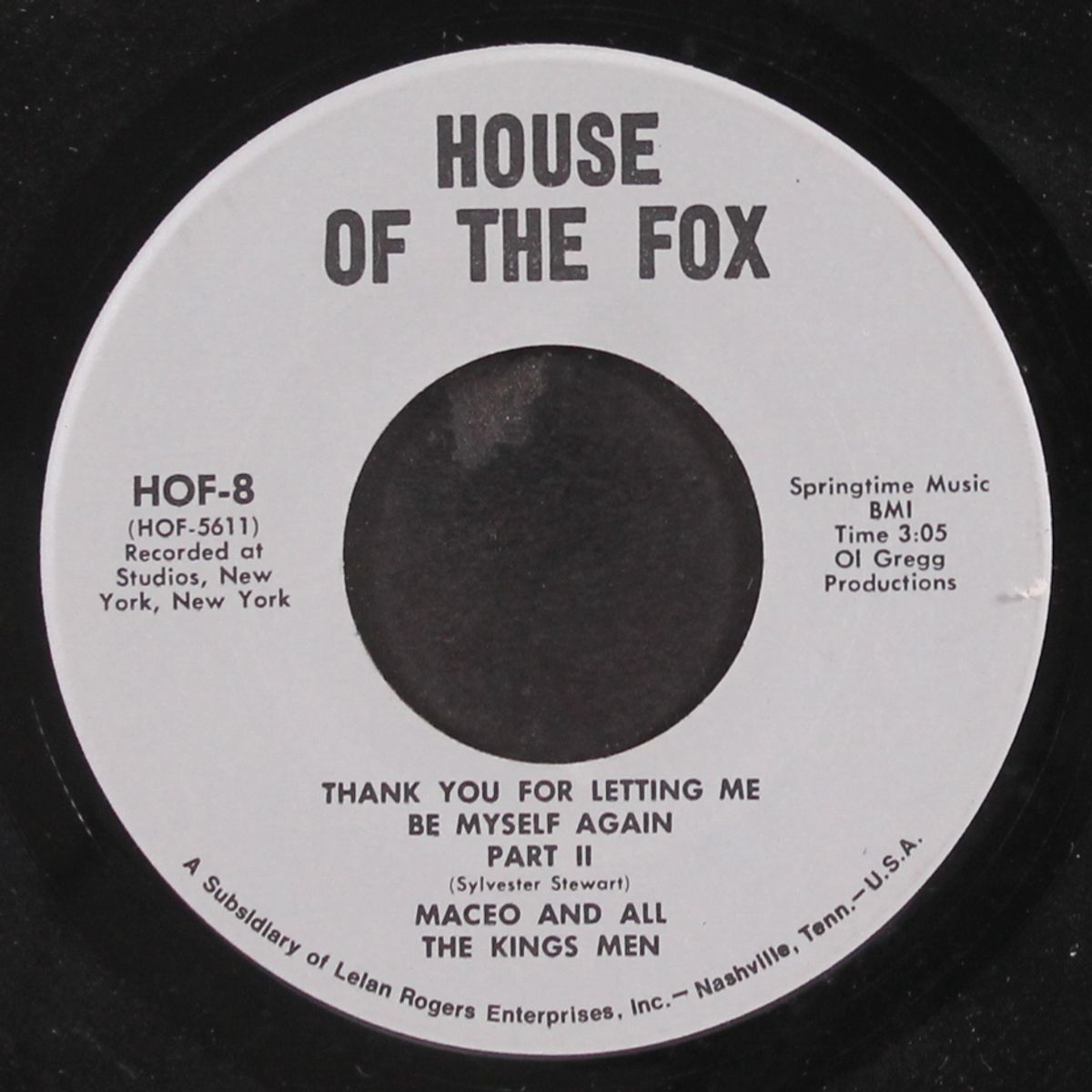 thank you for letting me be myself again / part 2 by MACEO & ALL THE KING'S MEN