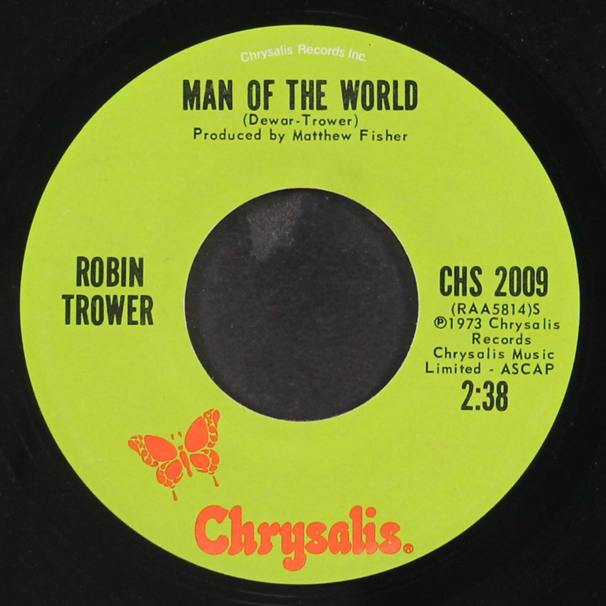 take a fast train / man of the world by ROBIN TROWER