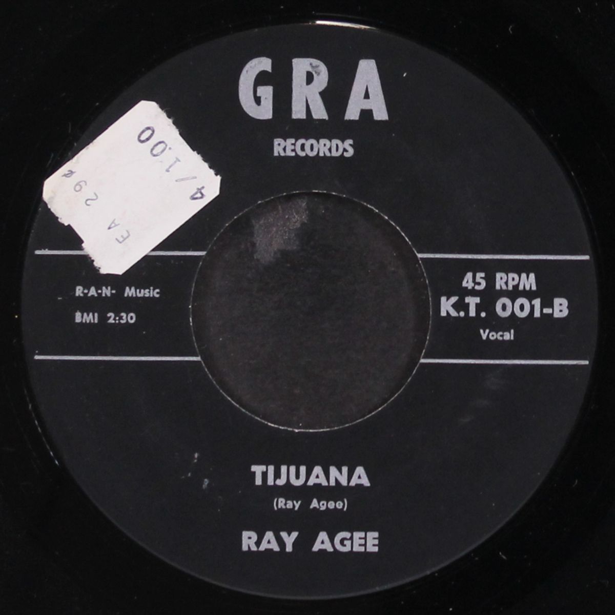 black night is gone / tijuana by RAY AGEE