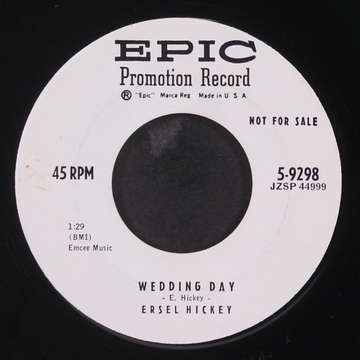 you never can tell / wedding day by ERSEL HICKEY