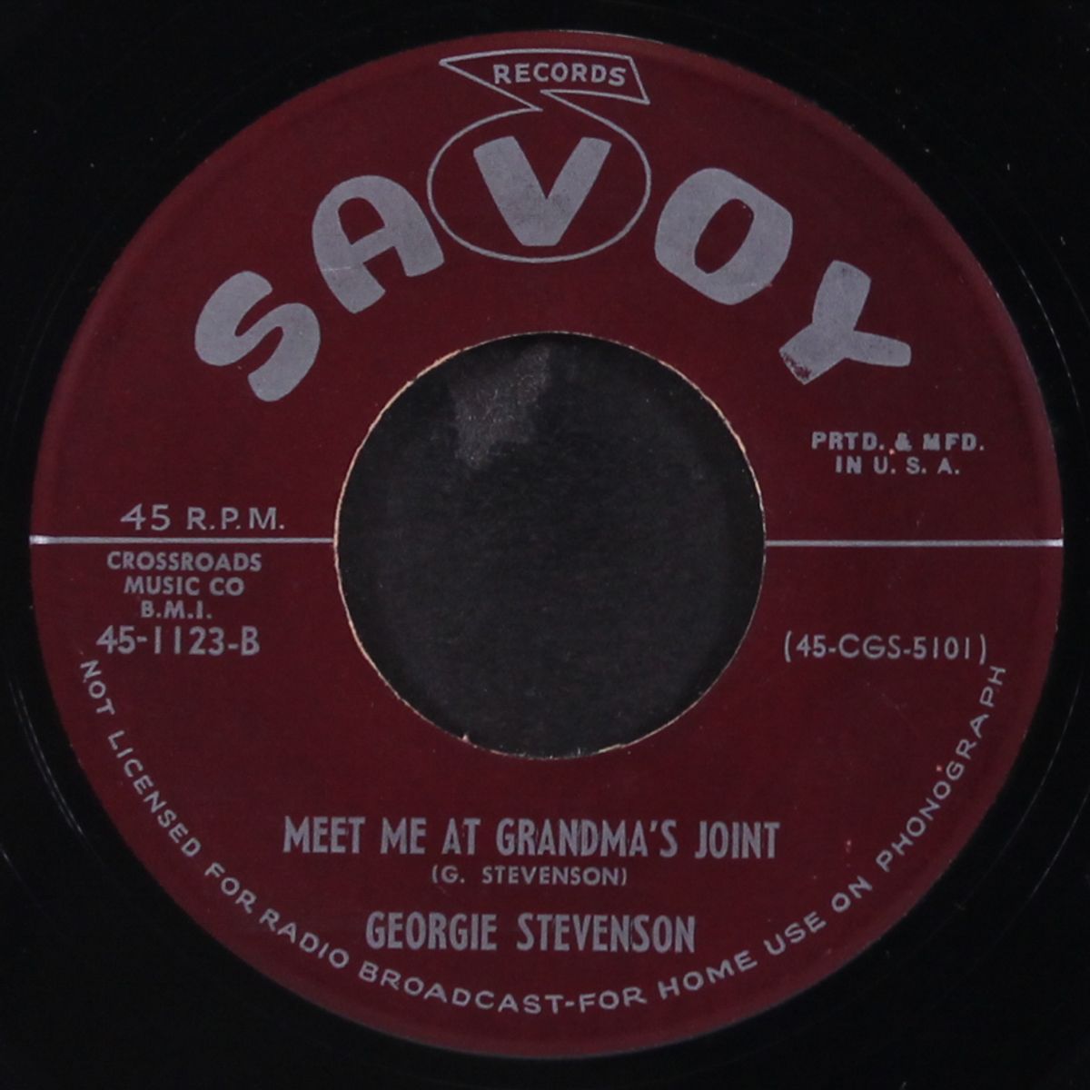 teasin' tan / meet me at grandma's joint by GEORGIE STEVENSON