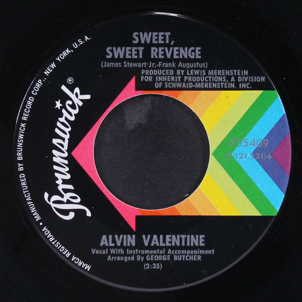 sweet, sweet revenge / there oughta be a law by ALVIN VALENTINE