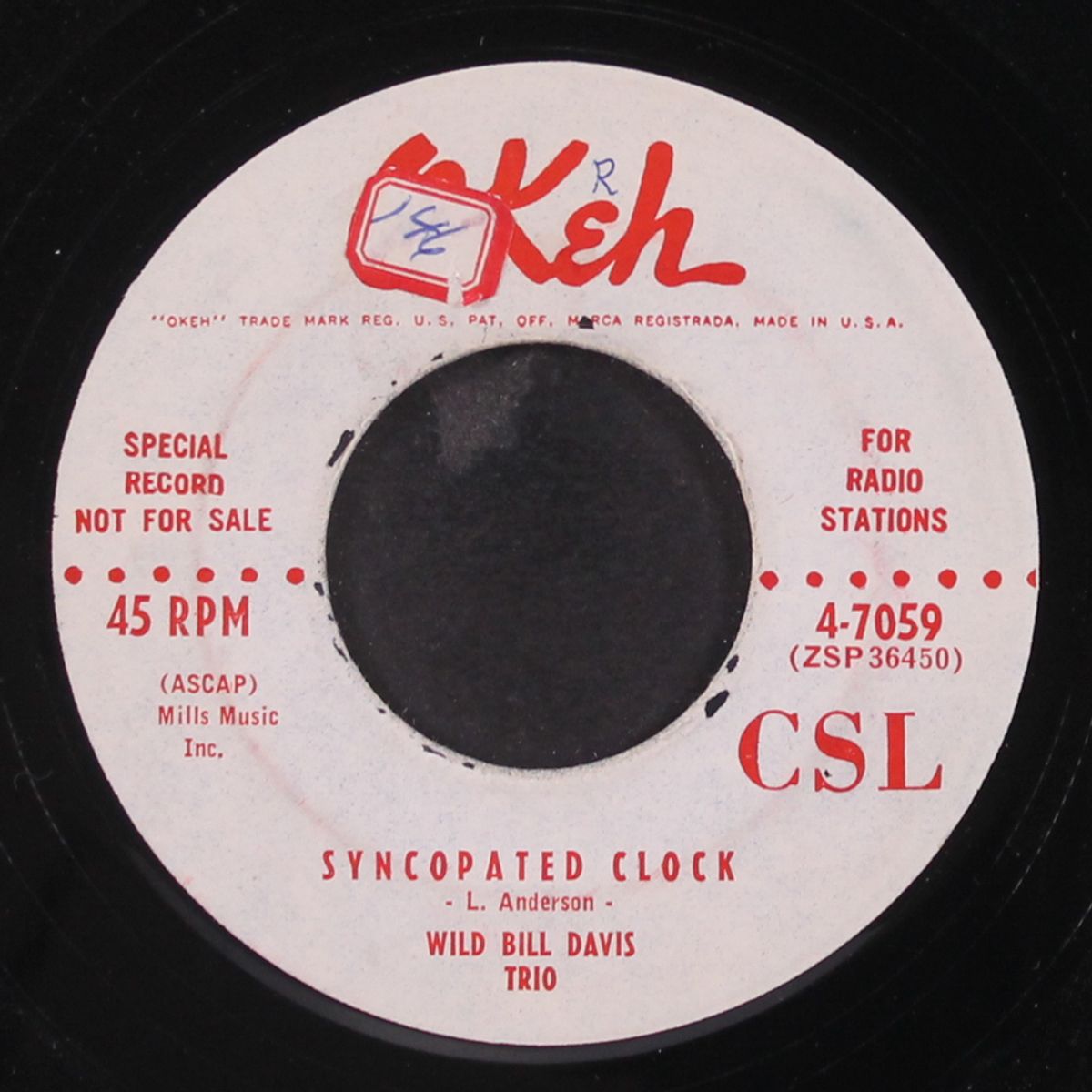 syncopated clock by WILD BILL DAVIS