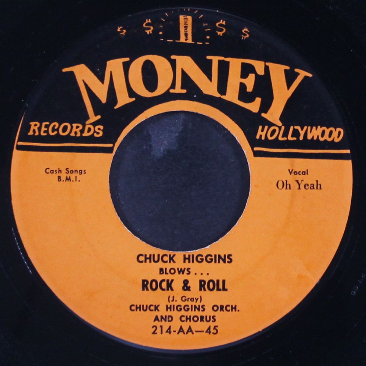 beautiful love / rock & roll by CHUCK HIGGINS & GROUP