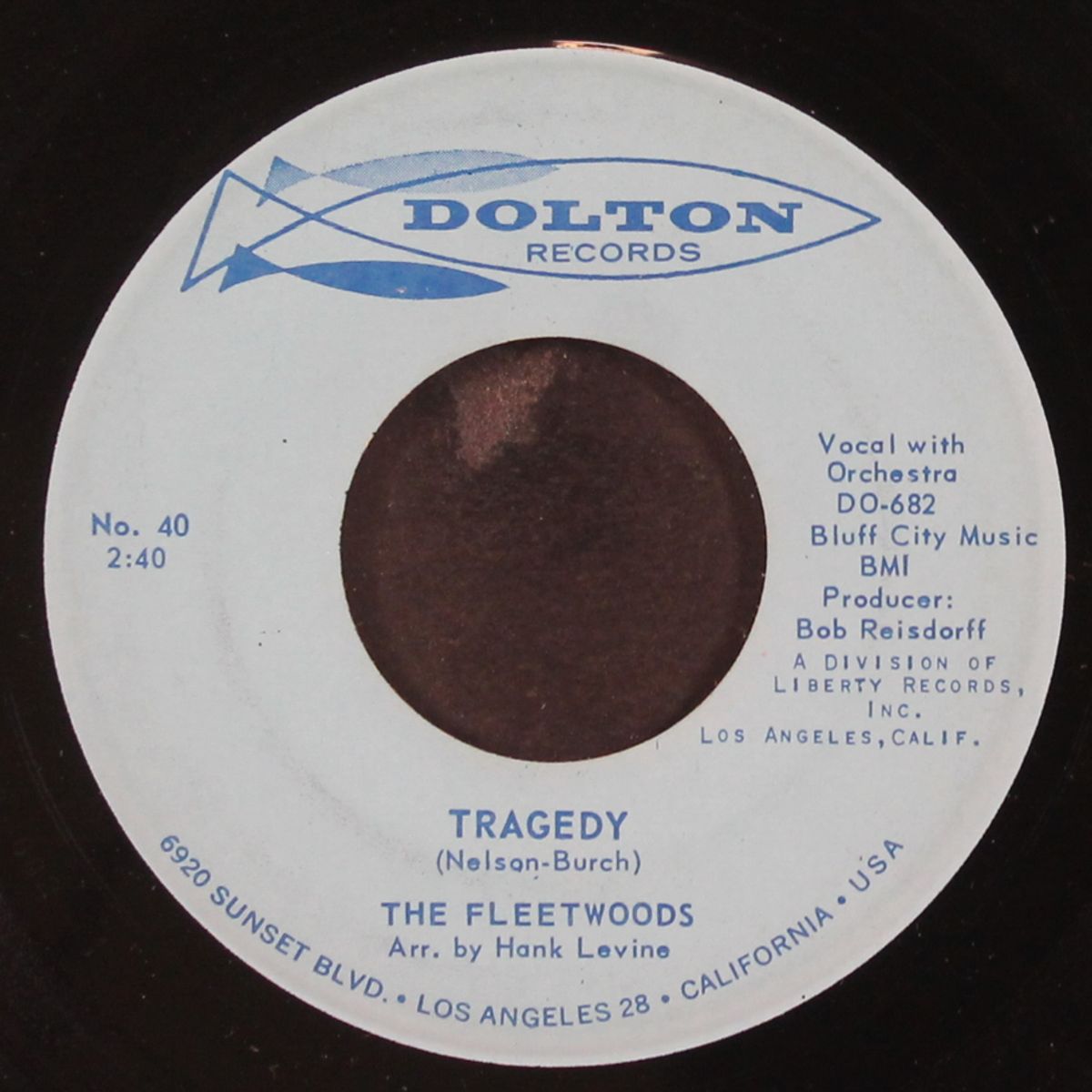 tragedy / little miss sad one by FLEETWOODS