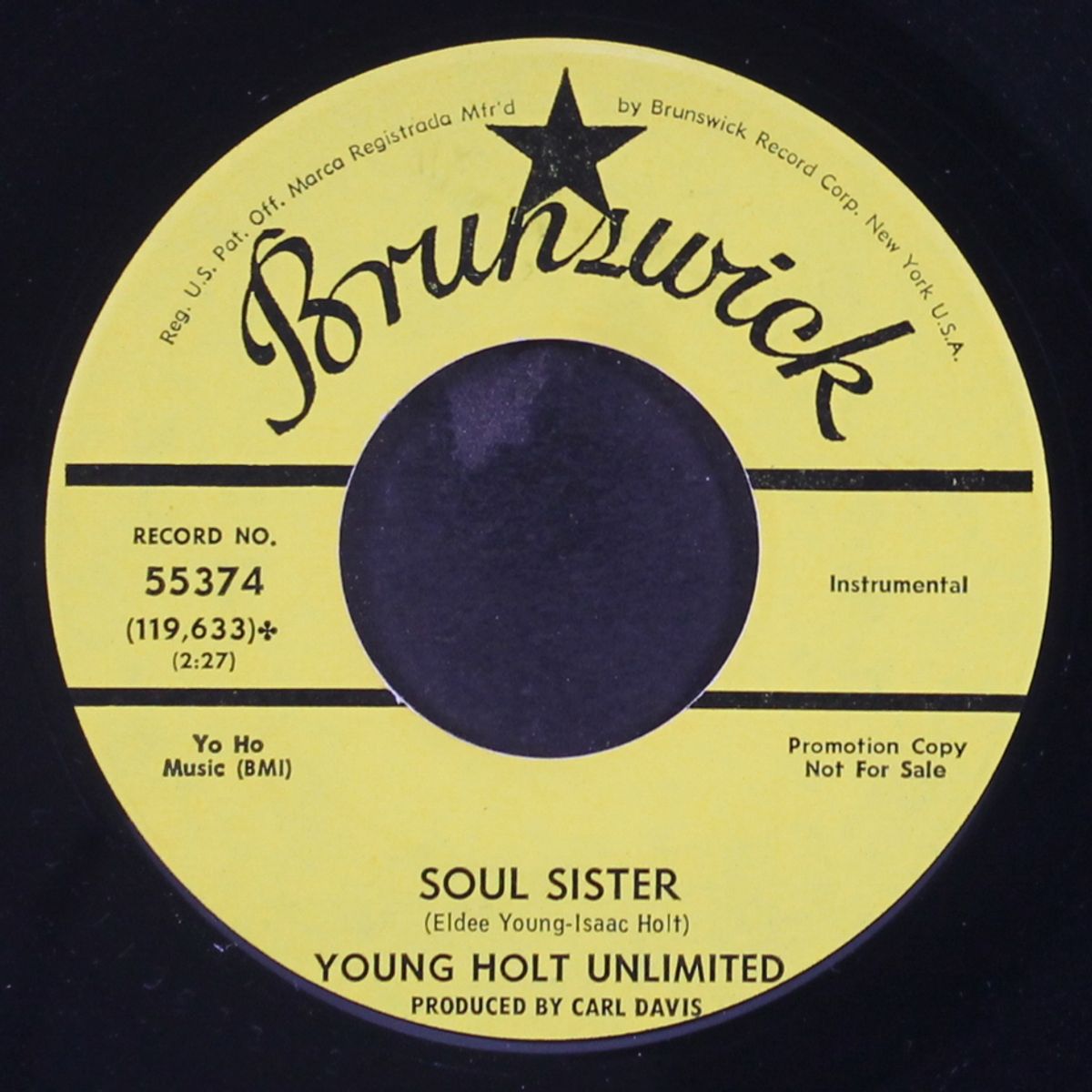 soul sister / give it up by YOUNG HOLT UNLIMITED