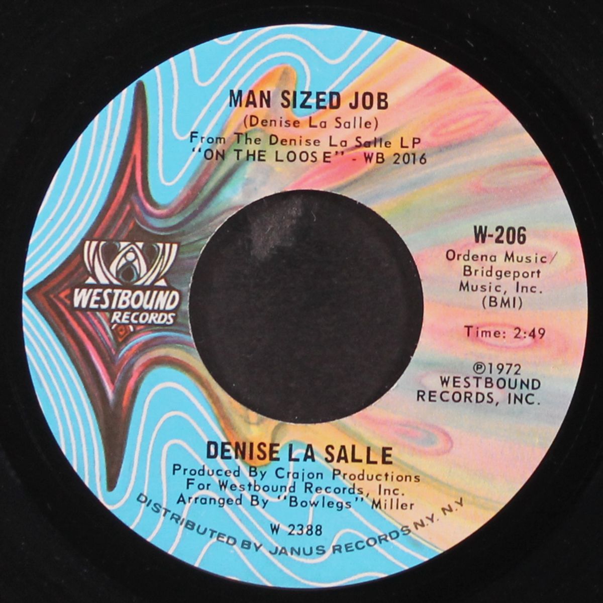a man size job / i'm over you by DENISE LA SALLE