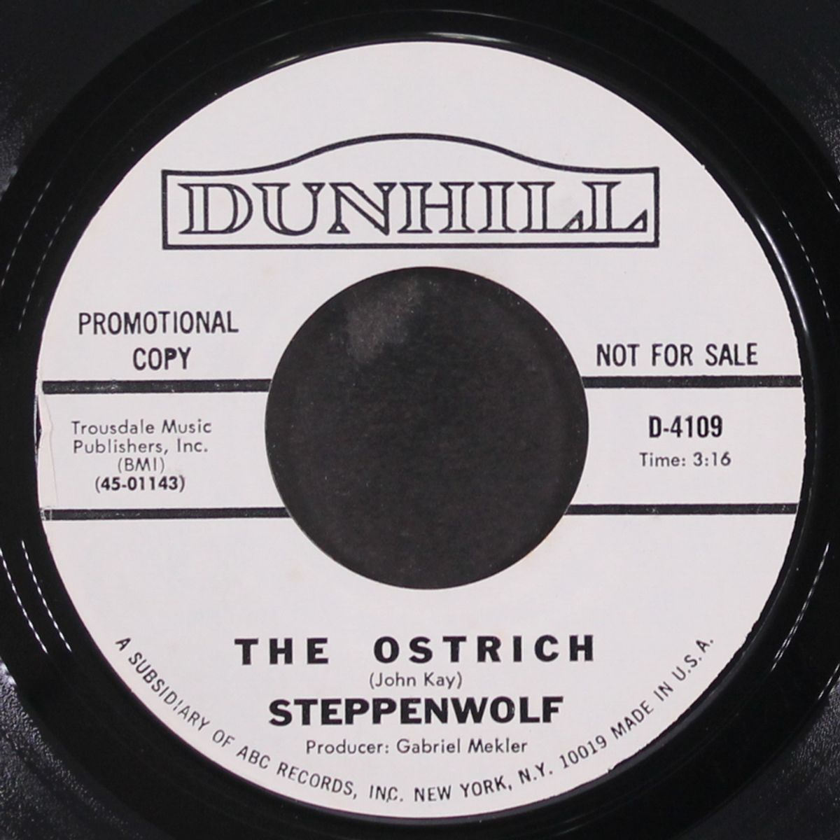 a girl i knew / the ostrich by STEPPENWOLF