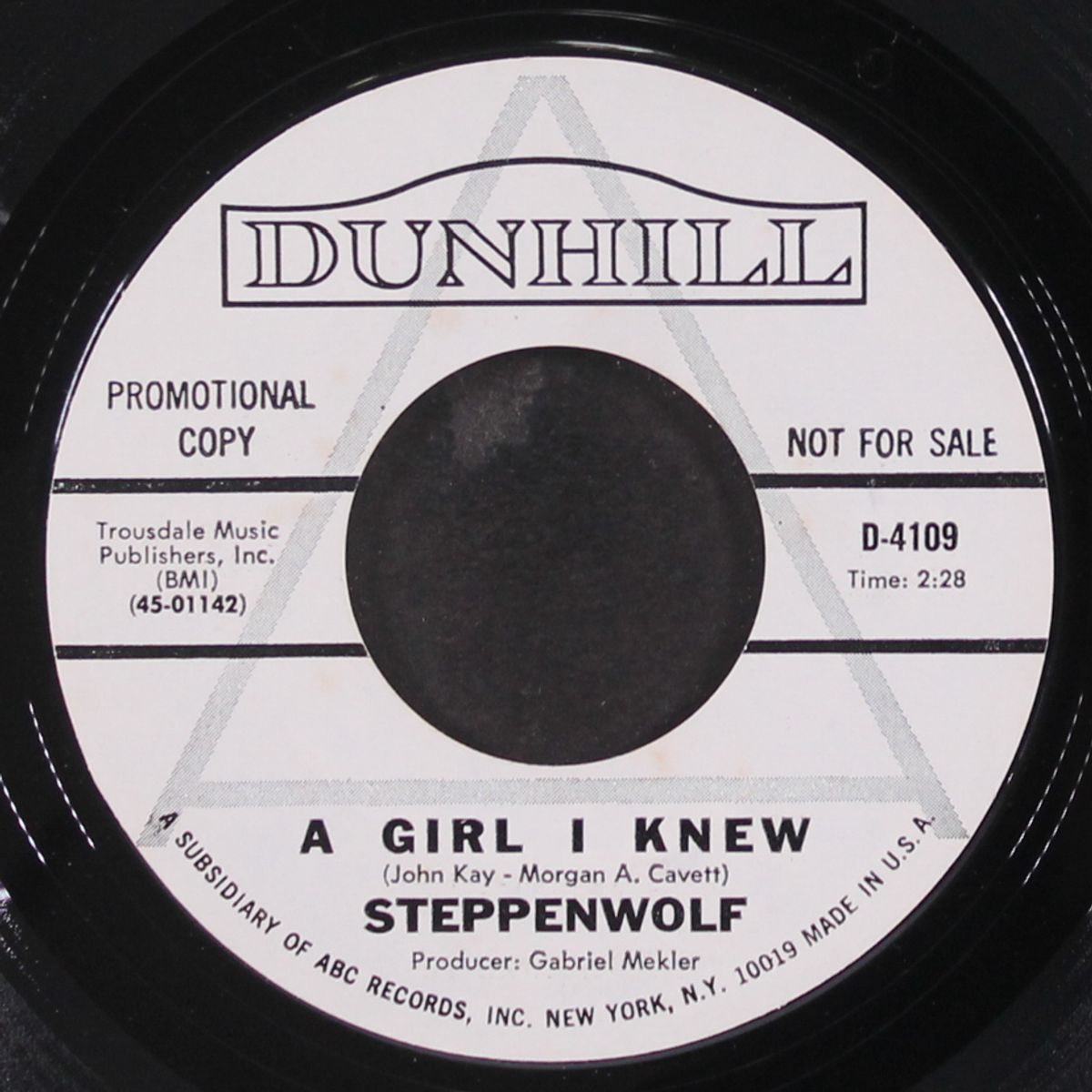 a girl i knew / the ostrich by STEPPENWOLF