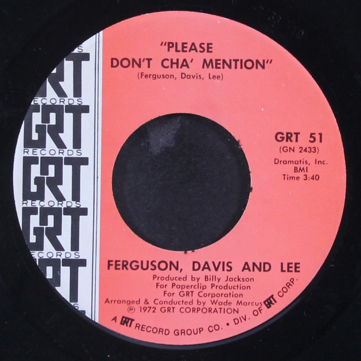 must be going out of my head / please don't cha' mention by FERGUSON, DAVIS & LEE