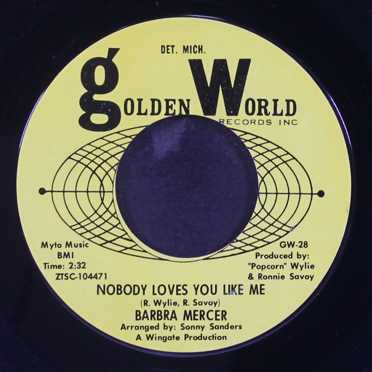 nobody loves you like me / doin' things together with you by BARBRA MERCER