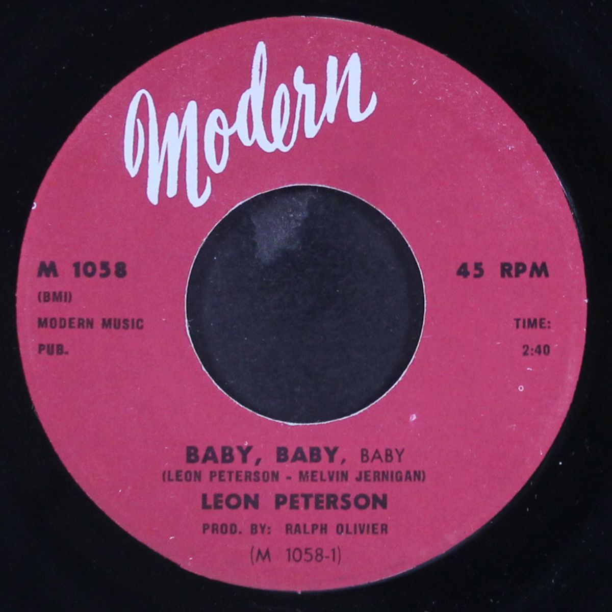 my bag / baby, baby, baby by LEON PETERSON