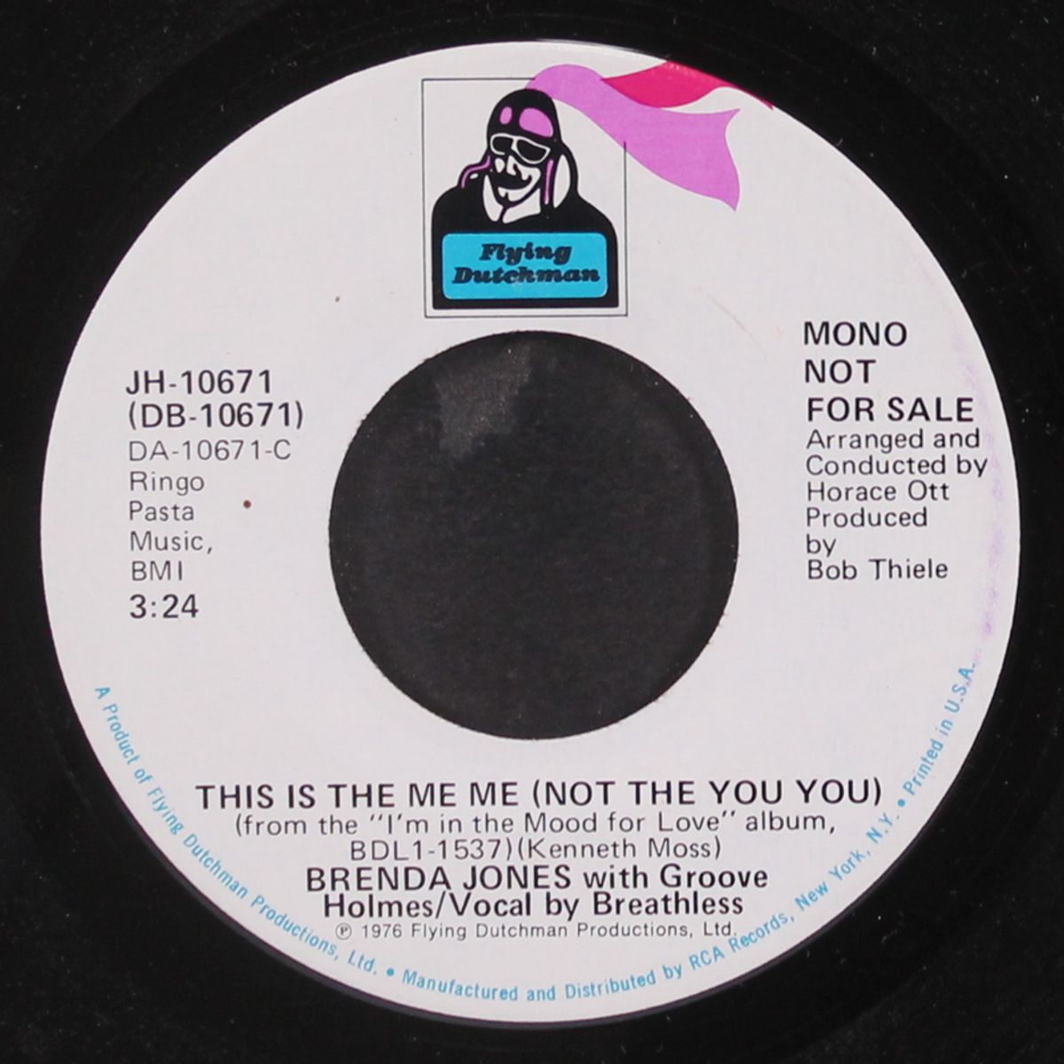 this is the me me (not the you you / mono) by BRENDA JONES & GROOVE HOLMES