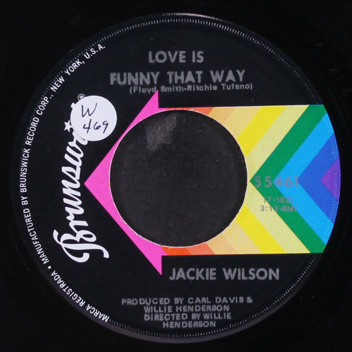 try it again / love is funny that way by JACKIE WILSON