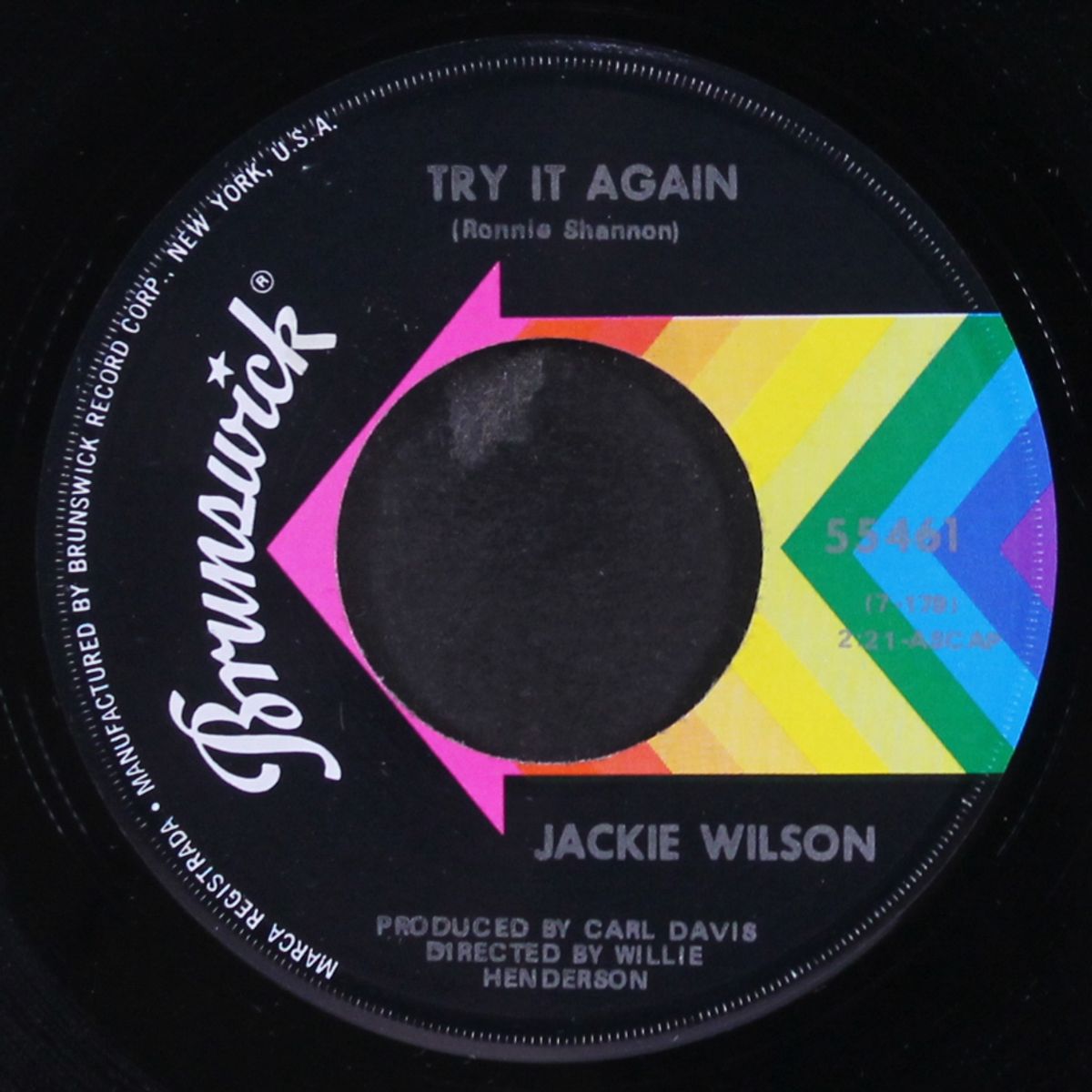 try it again / love is funny that way by JACKIE WILSON