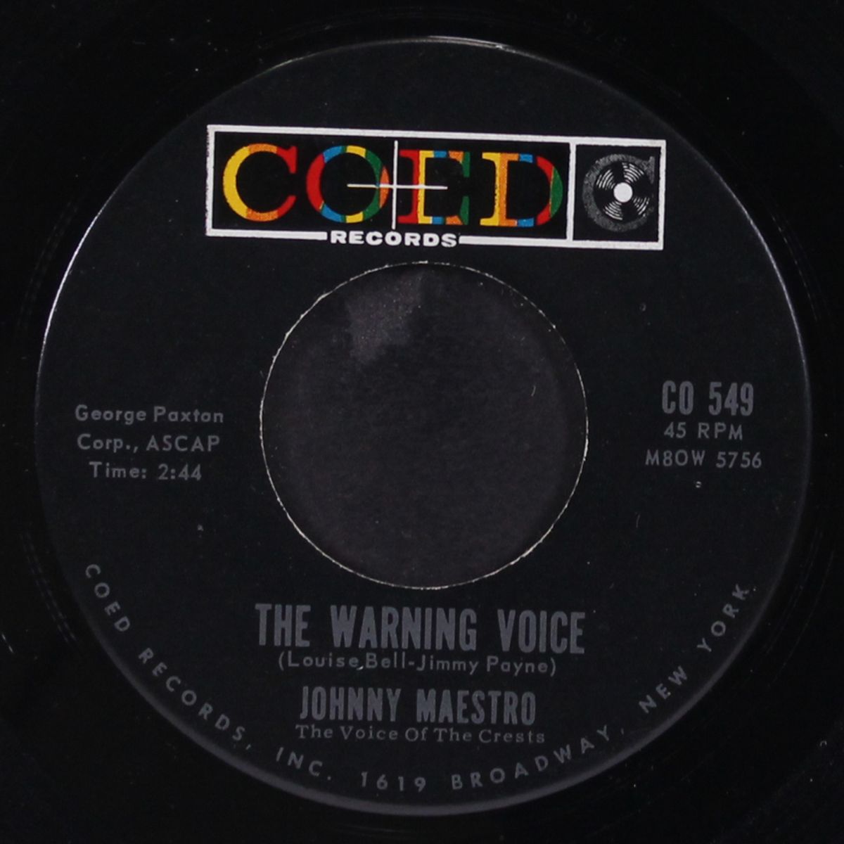 what a surprise / the warning voice by JOHNNY MAESTRO