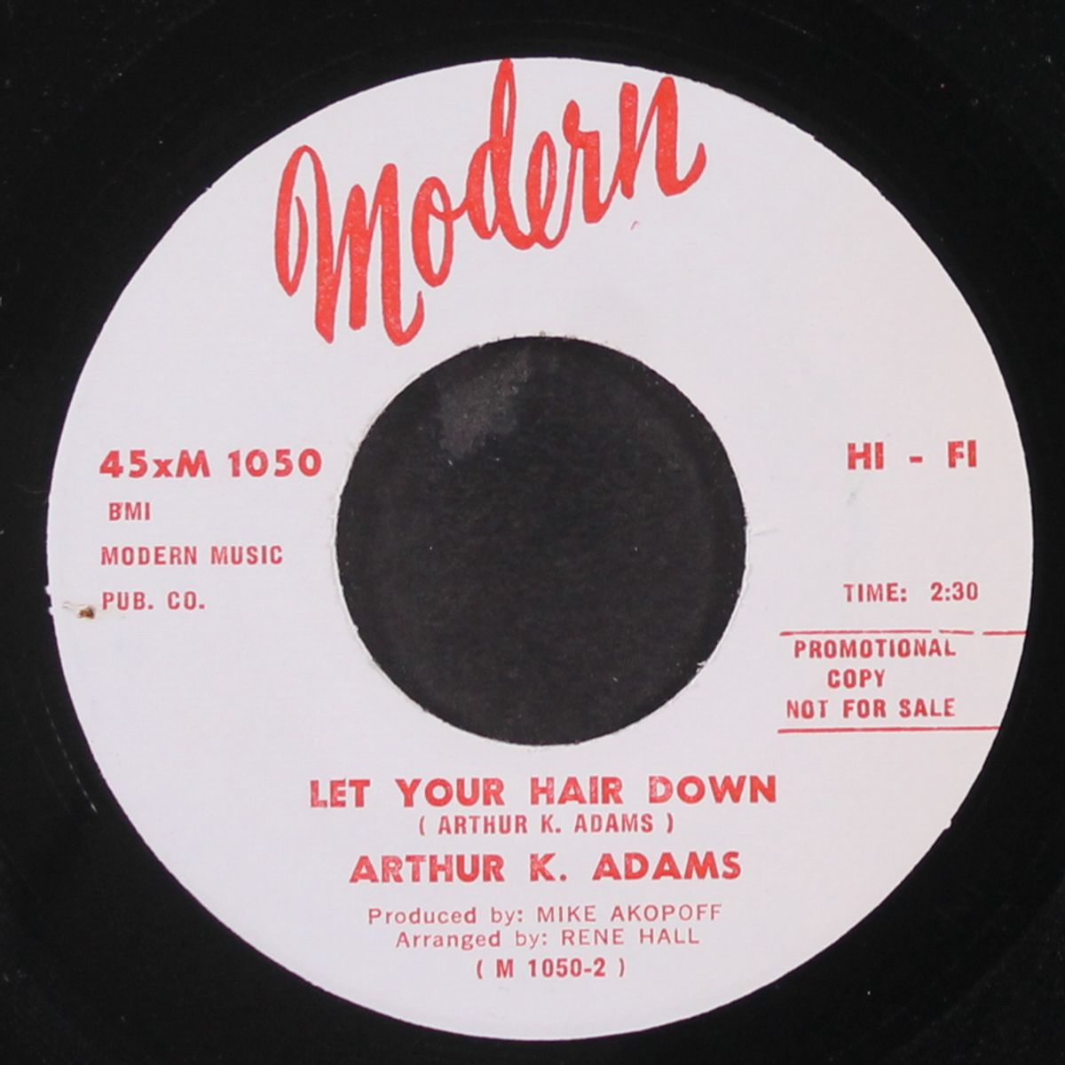 i'm lonely for you / let your hair down by ARTHUR K. ADAMS