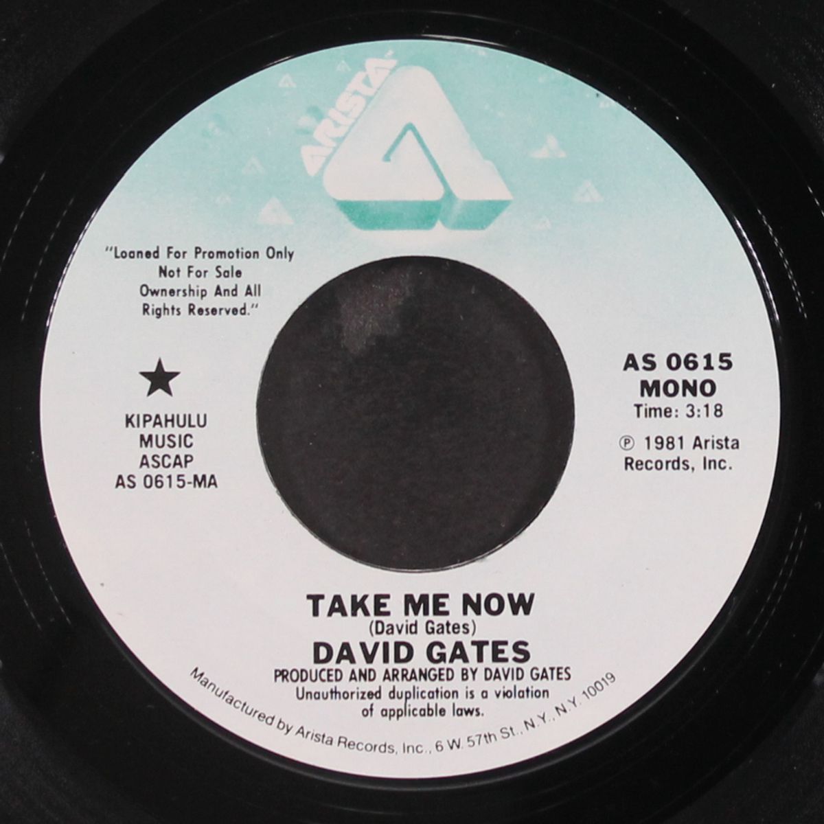 take me now / mono by DAVID GATES