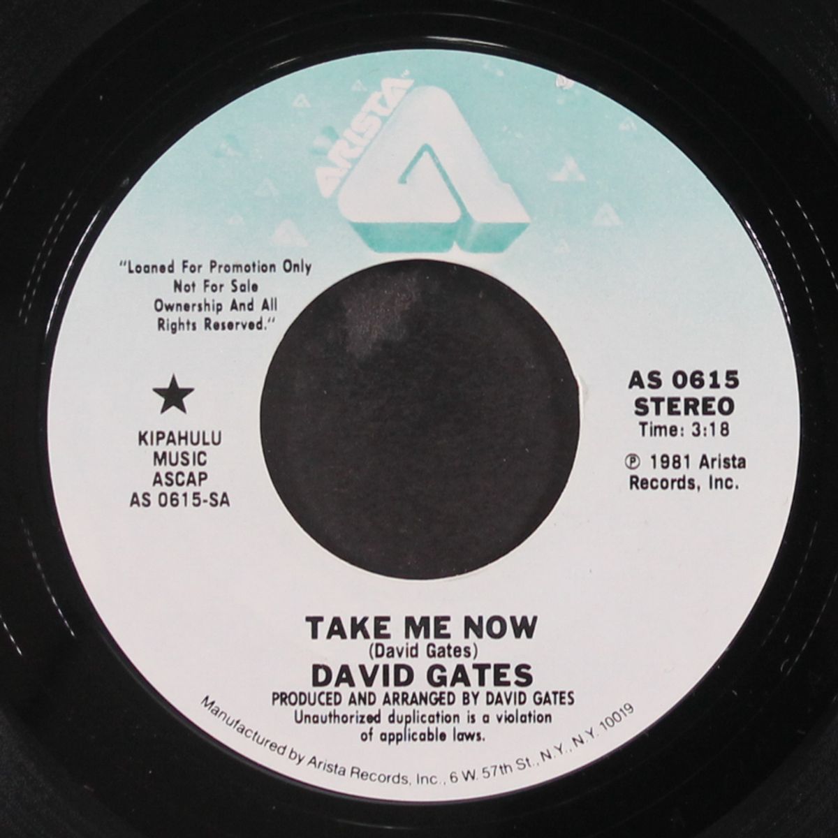 take me now / mono by DAVID GATES