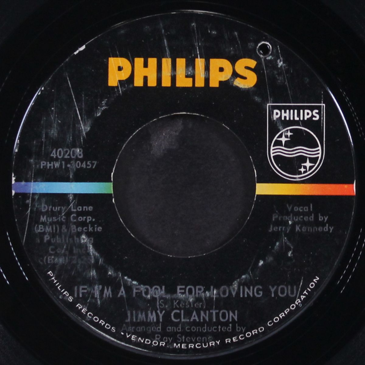if i'm a fool for loving you / a million drums by JIMMY CLANTON