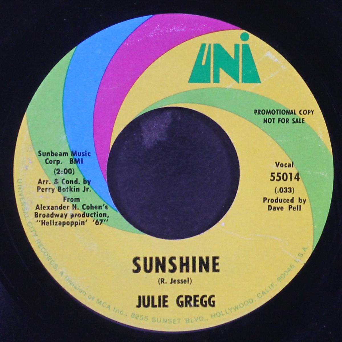 this time / sunshine by JULIE GREGG