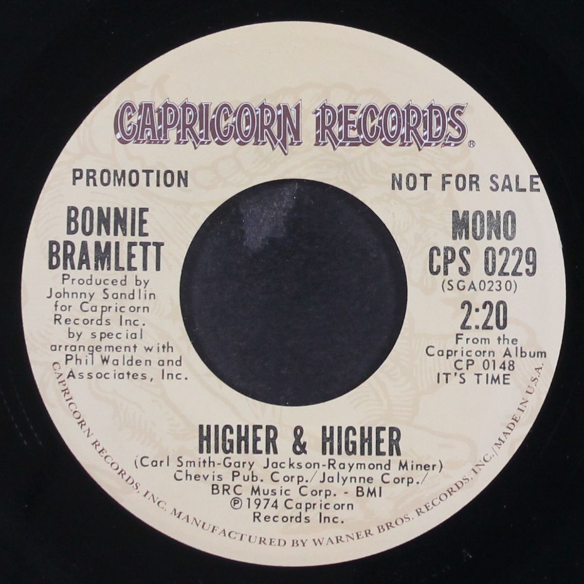 higher & higher / mono by BONNIE BRAMLETT