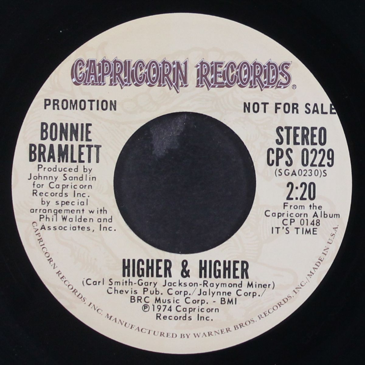 higher & higher / mono by BONNIE BRAMLETT