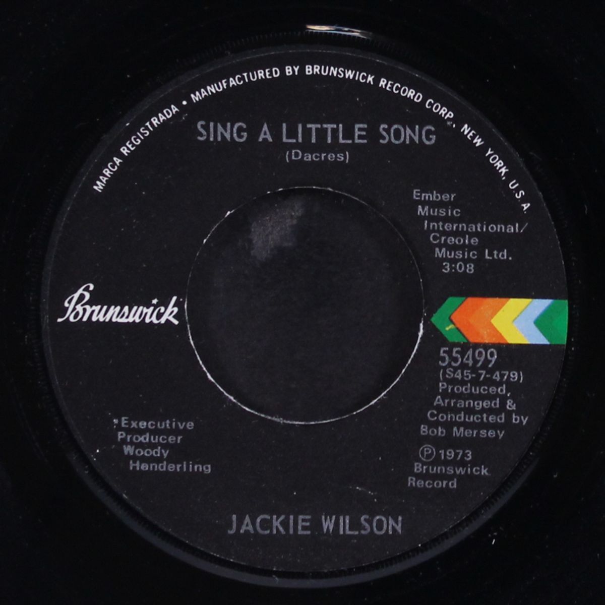 sing a little song / no more goodbyes by JACKIE WILSON