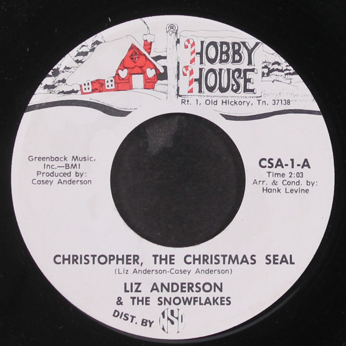 christopher, the christmas seal by LIZ ANDERSON