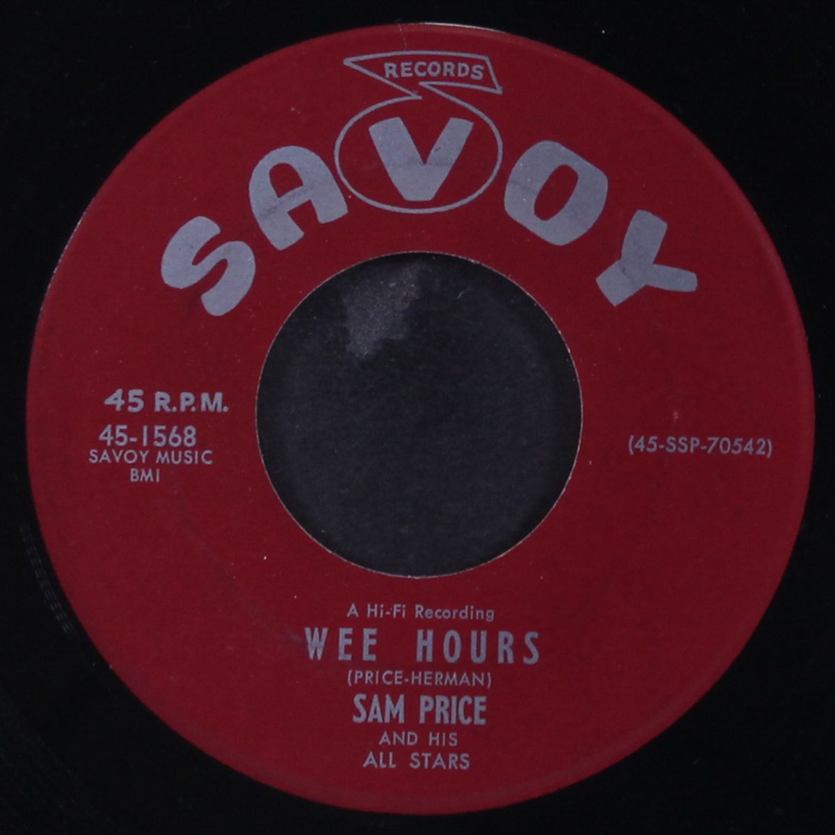 wee hours / honky tonk caboose by SAM PRICE