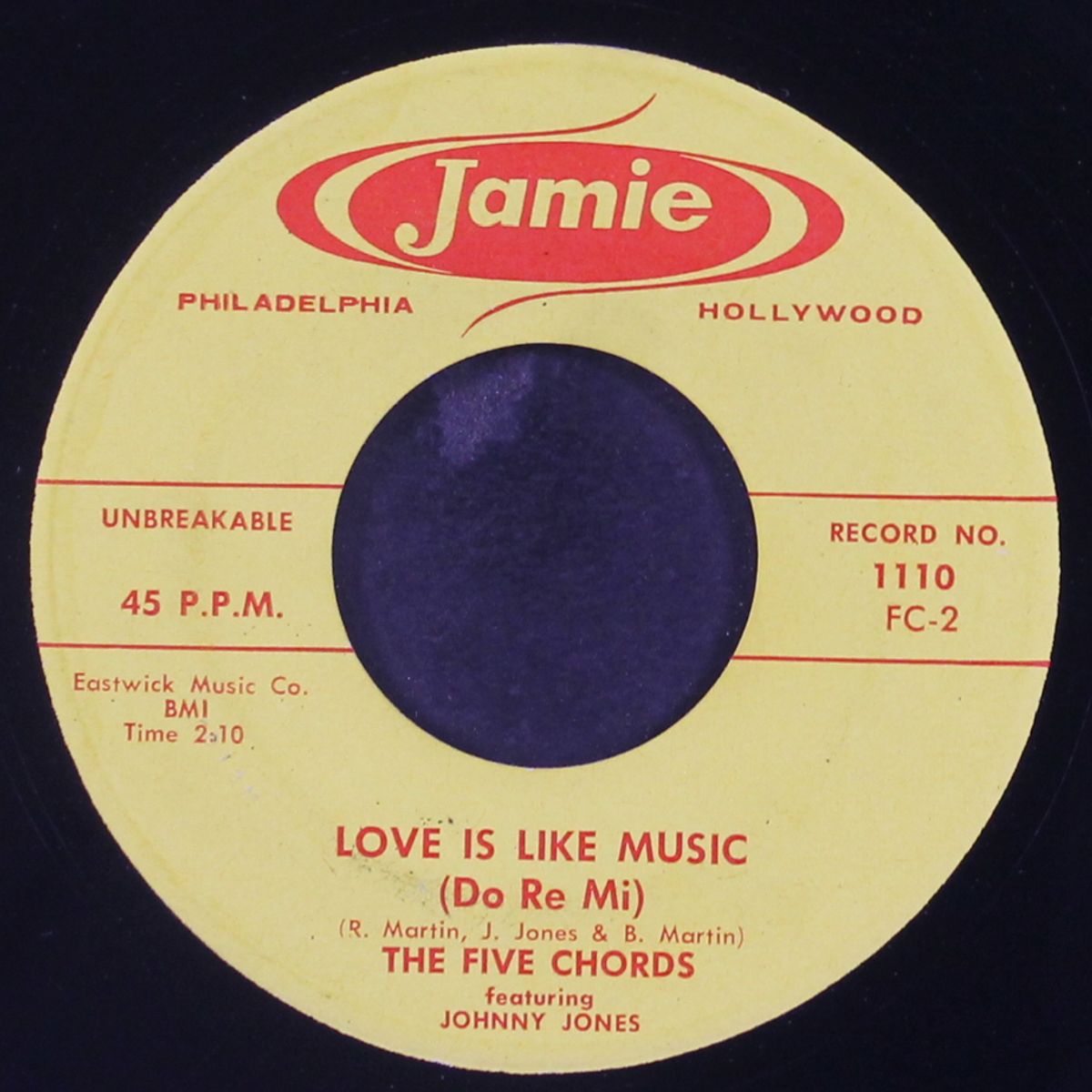 love is like music / don't just stand there by FIVE CHORDS
