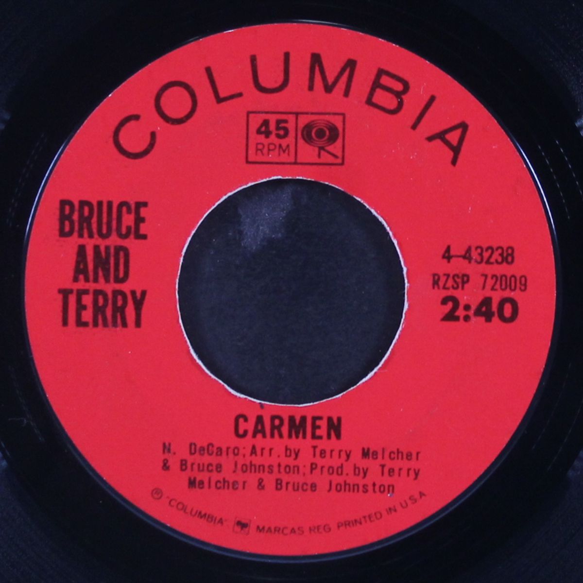 i love you model t / carmen by BRUCE AND TERRY